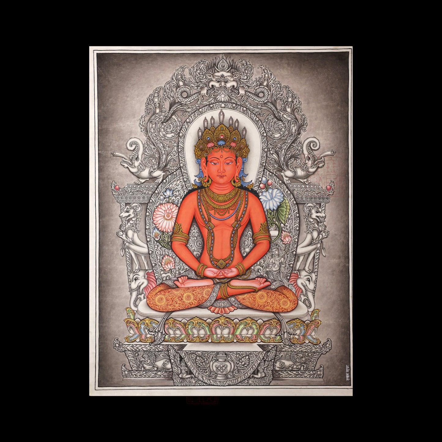 Amitabha Newari Style 無量光佛