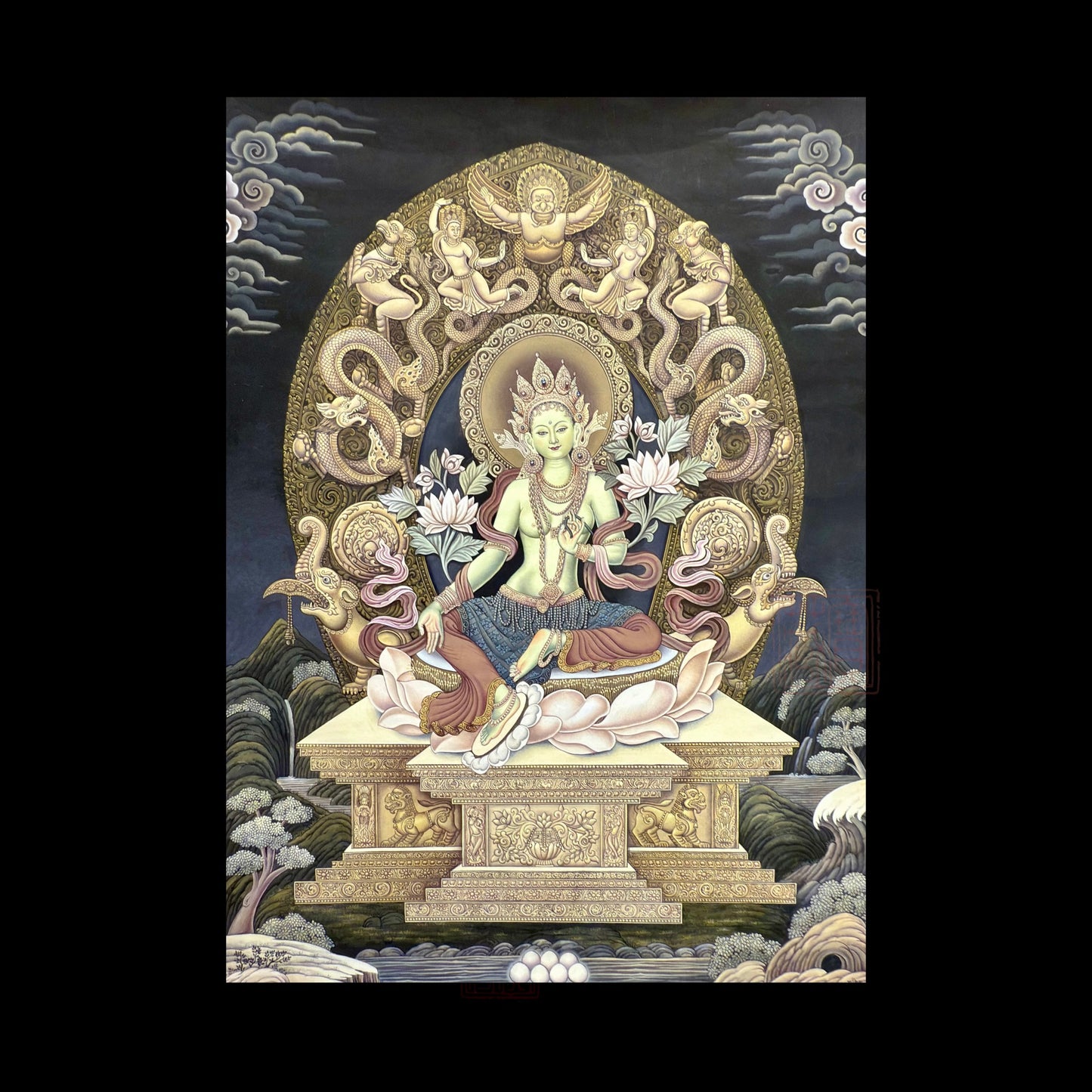 Green Tara Newari Style 綠度母