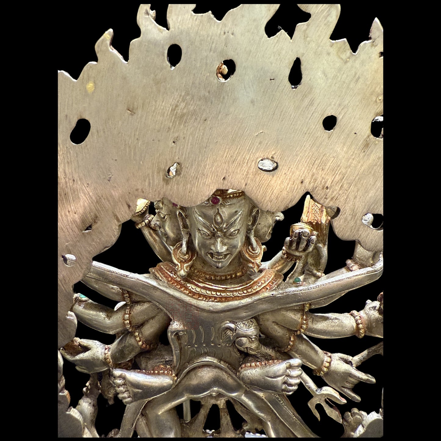 Silver Chakrasamvara 純銀勝樂金剛