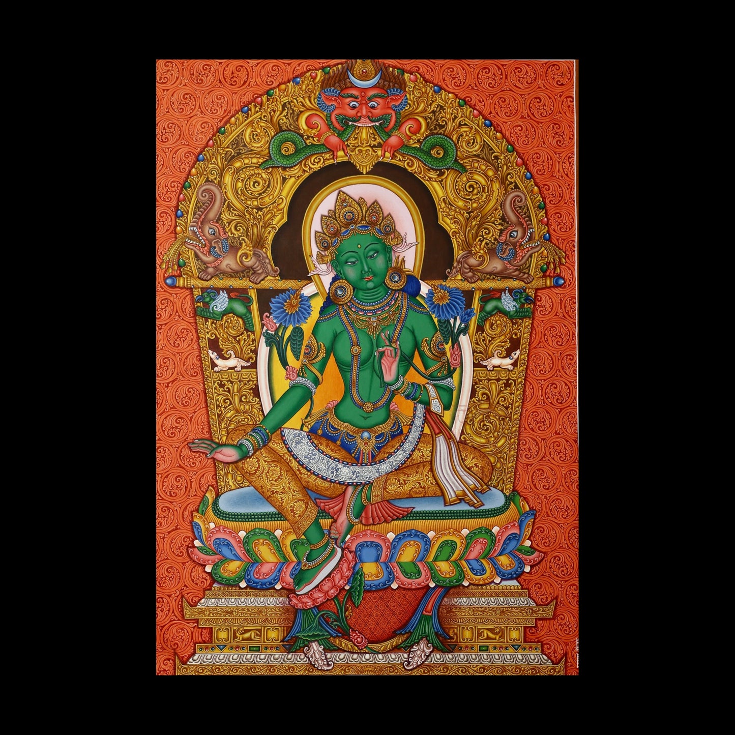 Green Tara Newari Style 綠度母