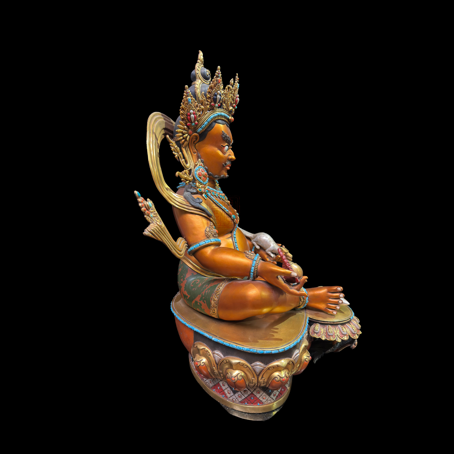 Copper Gold Gild Zambhala 銅鎏金黃財神