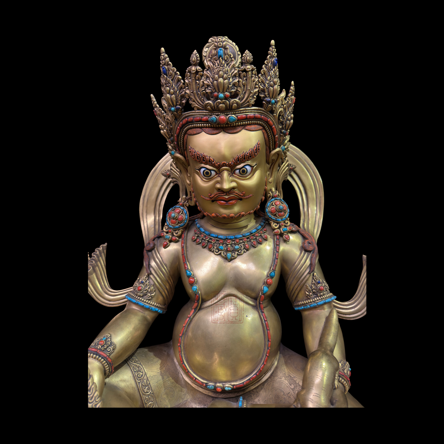 Copper Gold Gild Zambhala 銅鎏金黃財神