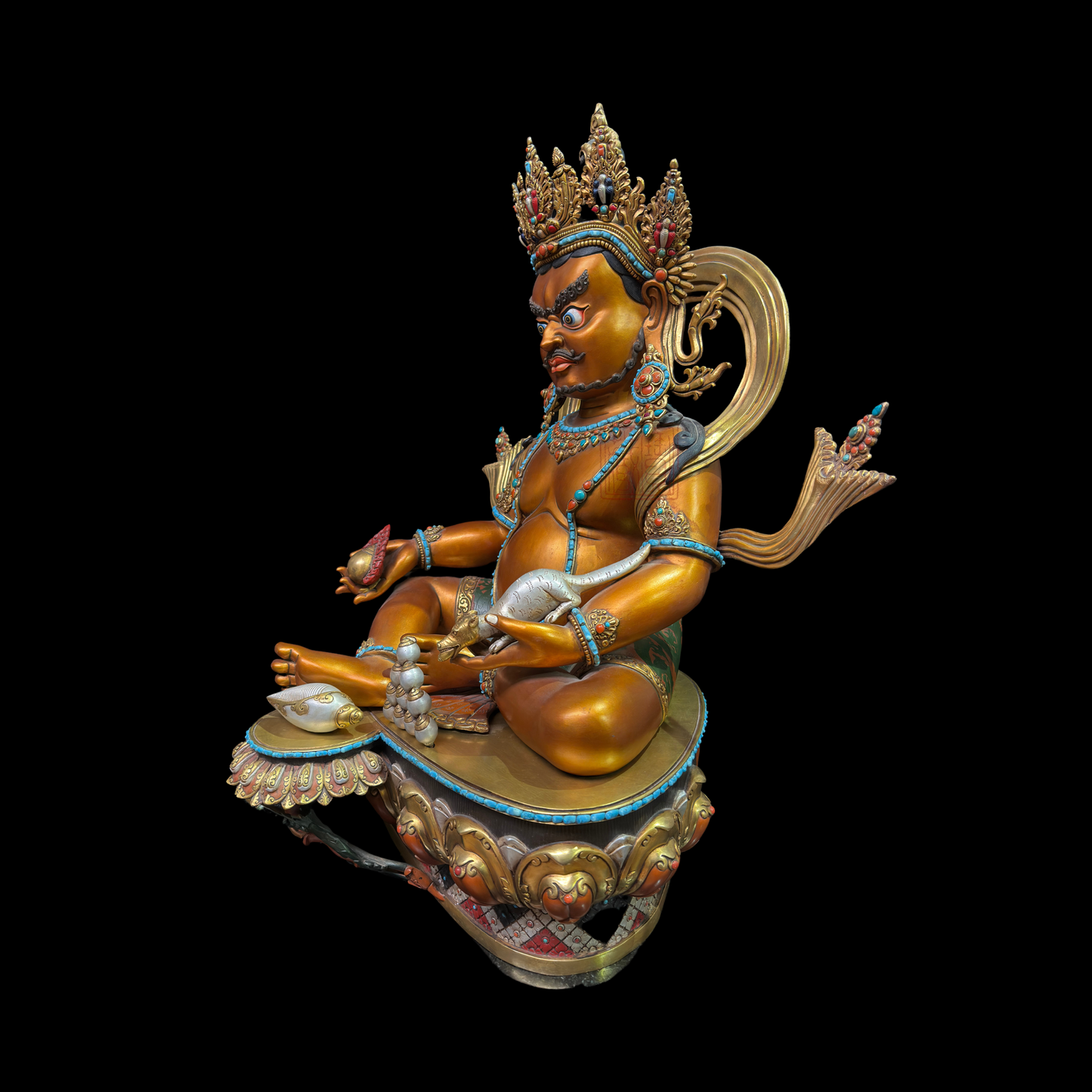 Copper Gold Gild Zambhala 銅鎏金黃財神