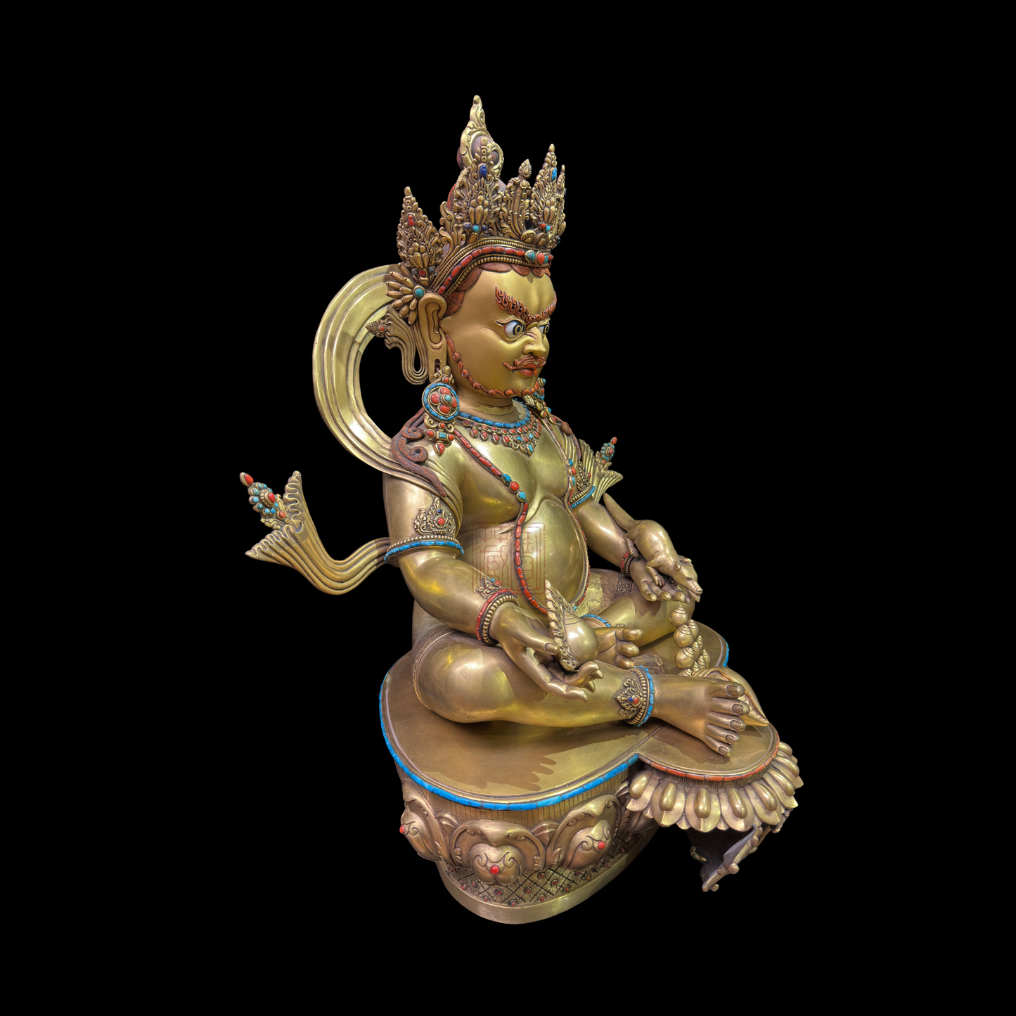 Copper Gold Gild Zambhala 銅鎏金黃財神