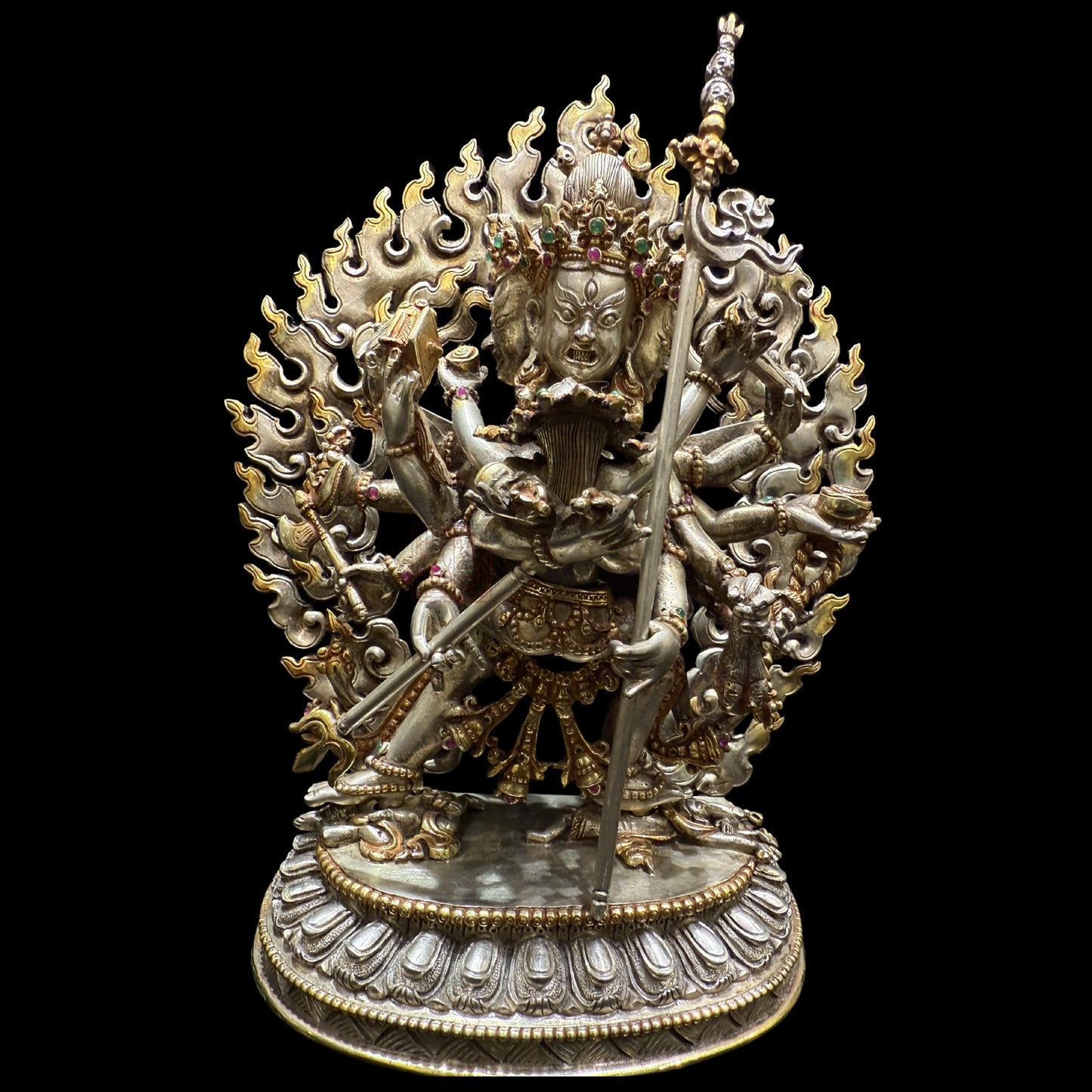 Silver Chakrasamvara 純銀勝樂金剛
