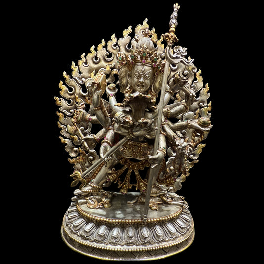 Silver Chakrasamvara 純銀勝樂金剛