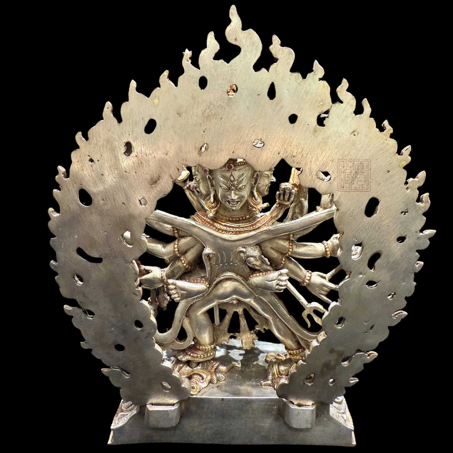 Silver Chakrasamvara 純銀勝樂金剛
