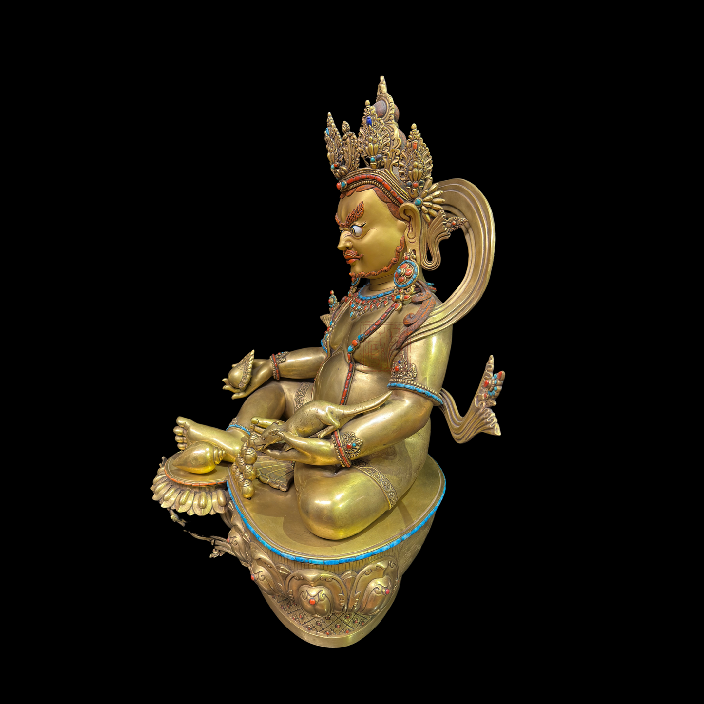 Copper Gold Gild Zambhala 銅鎏金黃財神