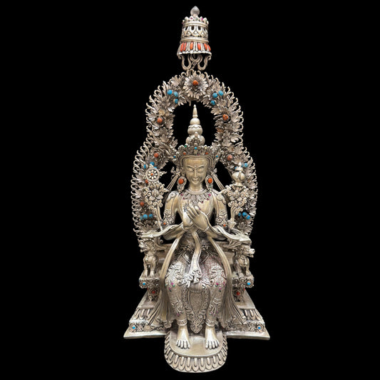 Silver Maitreya 純銀彌勒佛