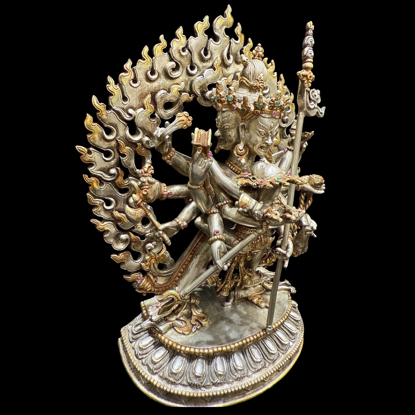 Silver Chakrasamvara 純銀勝樂金剛