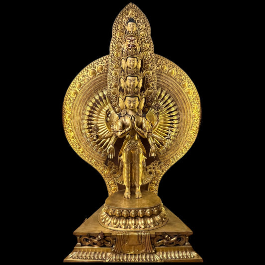 Gilded Copper Thousand-Hand Avalokiteshvara 銅鎏金千手觀音