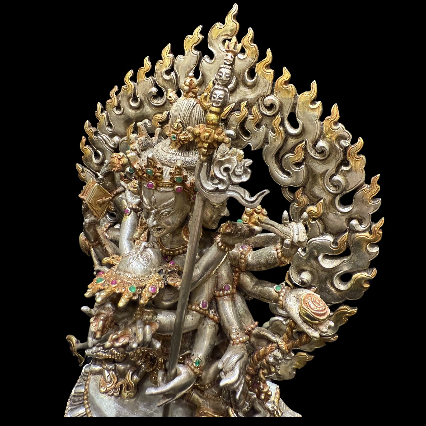 Silver Chakrasamvara 純銀勝樂金剛