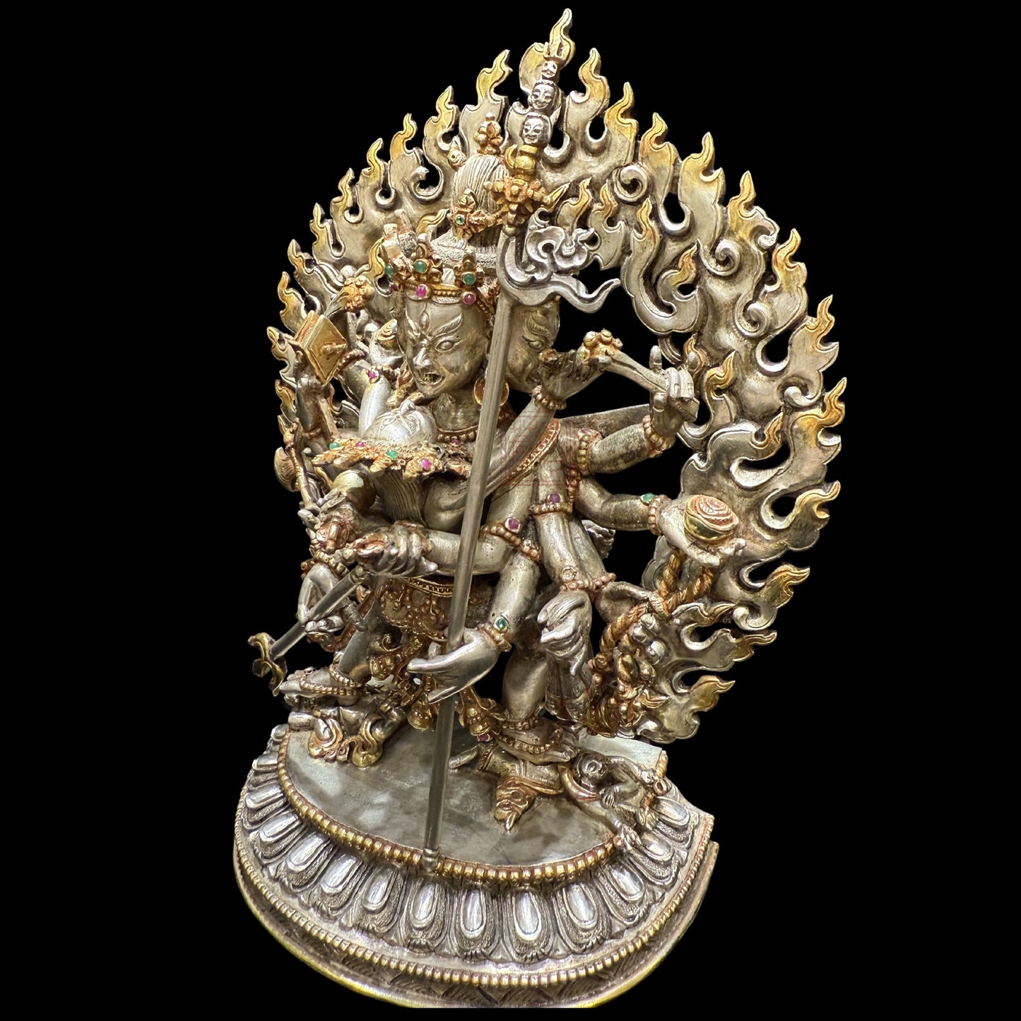 Silver Chakrasamvara 純銀勝樂金剛