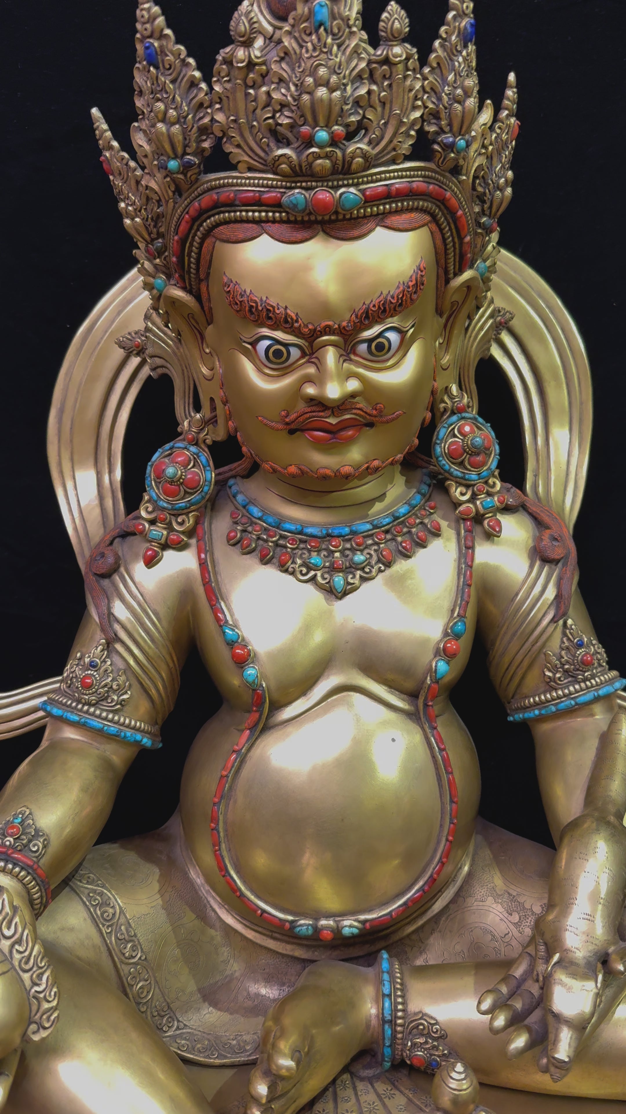 Copper Gold Gild Zambhala 銅鎏金黃財神– Shambhala Treasures